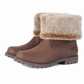 Barbour Hareshaw Ladies Waterproof Boot - Brown Instant Savings Deal