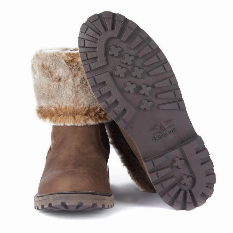 Big Clearance Event Barbour Hareshaw Ladies Waterproof Boot - Brown