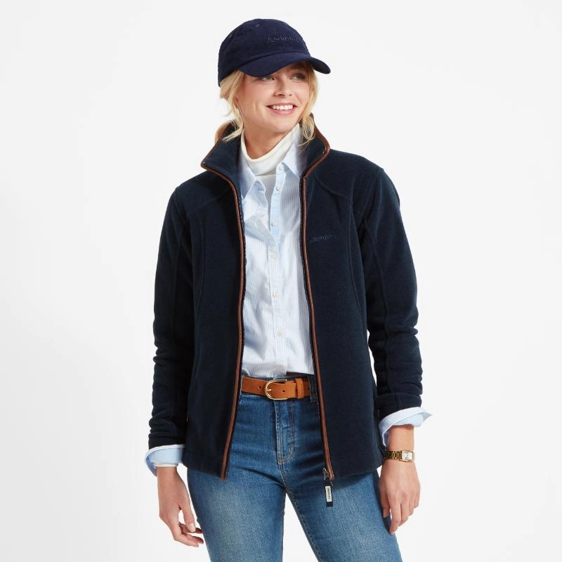 Schoffel Burley Ladies Fleece Jacket - Navy Today Only Hot Sale Dont Miss This Deal
