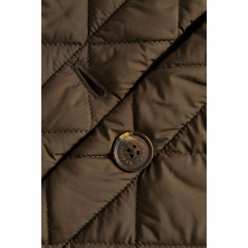 Today Only Discount Alert Holland Cooper Quilted Coach Ladies Jacket - Heritage Khaki