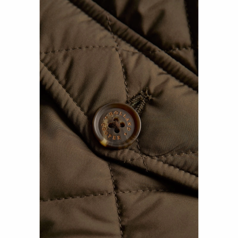 Unmissable Deal Today Exclusive Online Offer Holland Cooper Quilted Coach Ladies Jacket - Heritage Khaki