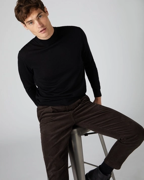 Men'S Fine Gauge Cashmere Turtle Neck Jumper Black Today Only Discount Alert MustHave Clearance