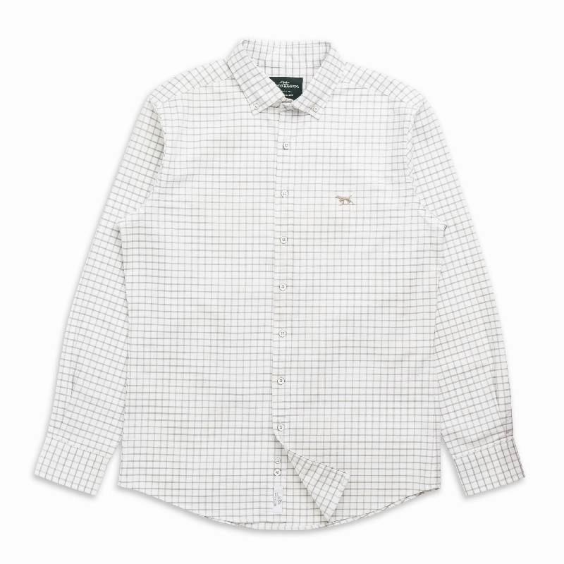 Rodd & Gunn Gunn Check Oxford 3 Mens Sports Fit Shirt - Sand Today Only Hot Pick