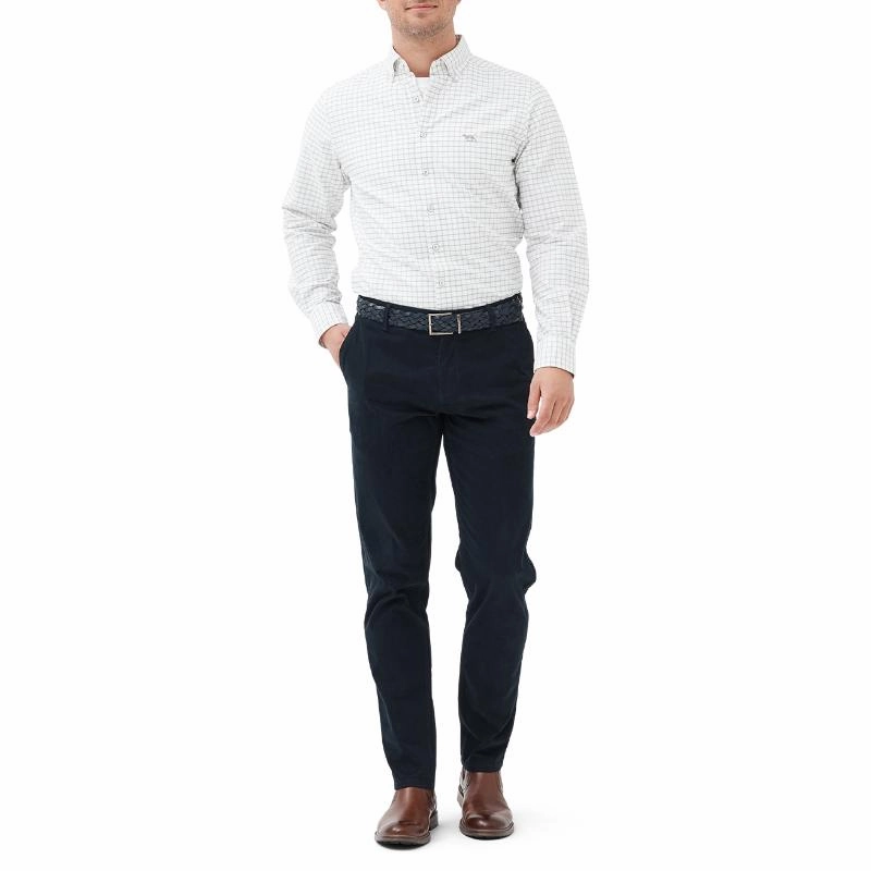 Rodd & Gunn Gunn Check Oxford 3 Mens Sports Fit Shirt - Sand GiftWorthy Sale Weekend Flash Offer