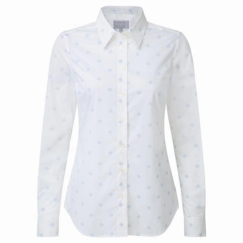 Hot Offer Event Schoffel Ladies Norfolk Shirt - Amalfi Bluebell