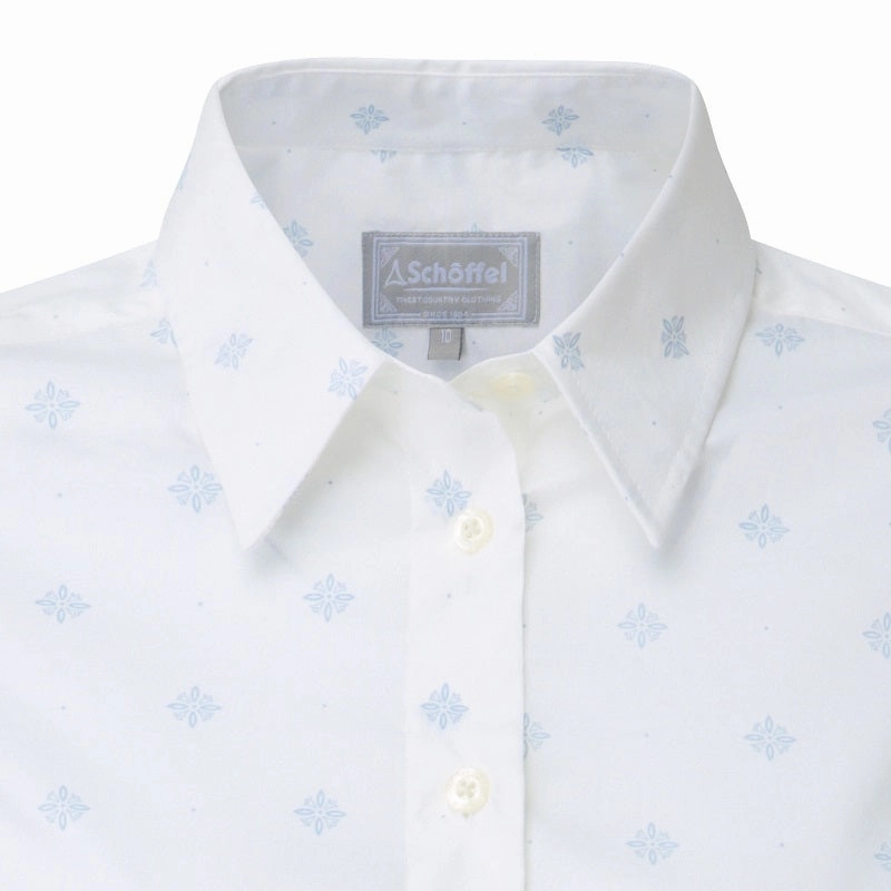 Exclusive Savings Event Special Occasion Discount Schoffel Ladies Norfolk Shirt - Amalfi Bluebell