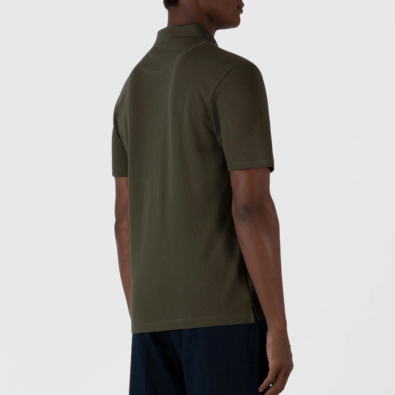 Sunspel Riviera Polo Shirt Pine Green Flash Sale Alert