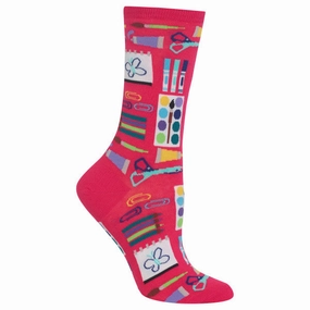 Women'S Art Supplies Crew Socks Special Savings Today