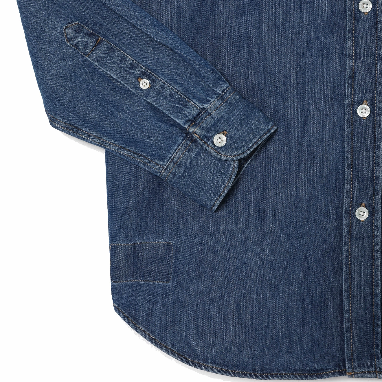 Lacoste Regular Fit Lightweight Denim Shirt Blue Mega Discount Today