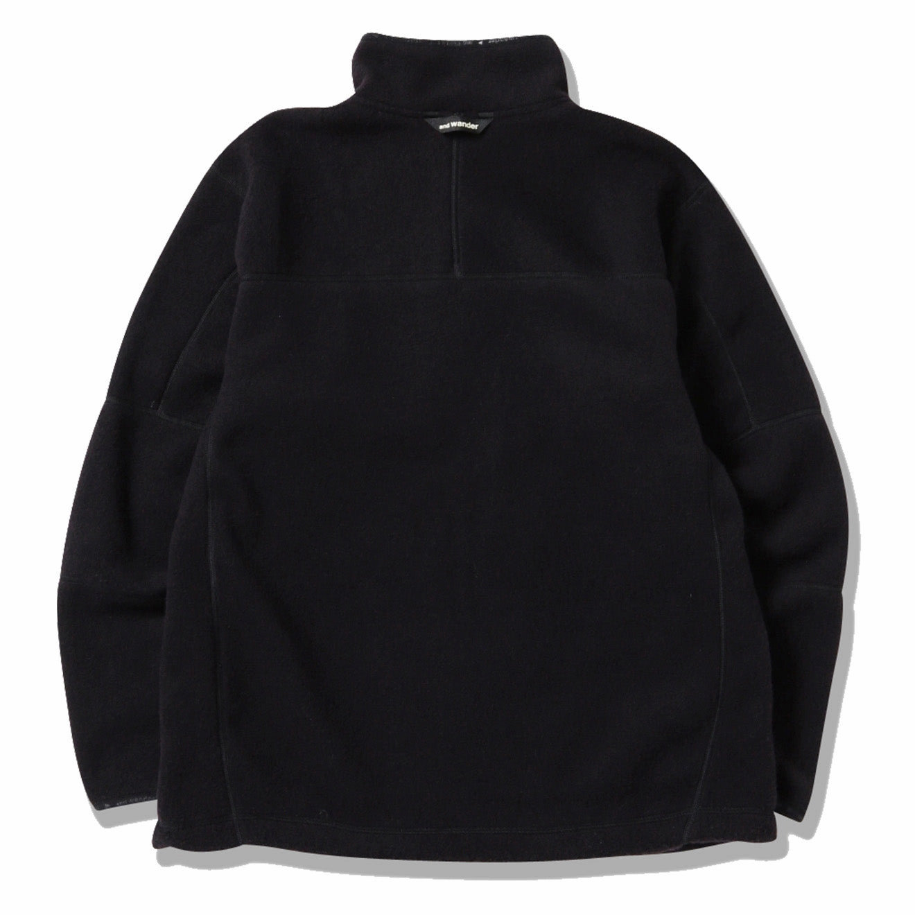 And Wander Wool Fleece Pullover Black MustHave Deal Shop the Savings Now