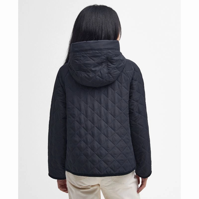 Barbour Glamis Ladies Quilt Jacket - Dark Navy/Dress Special Price Today Surprise Offer Now