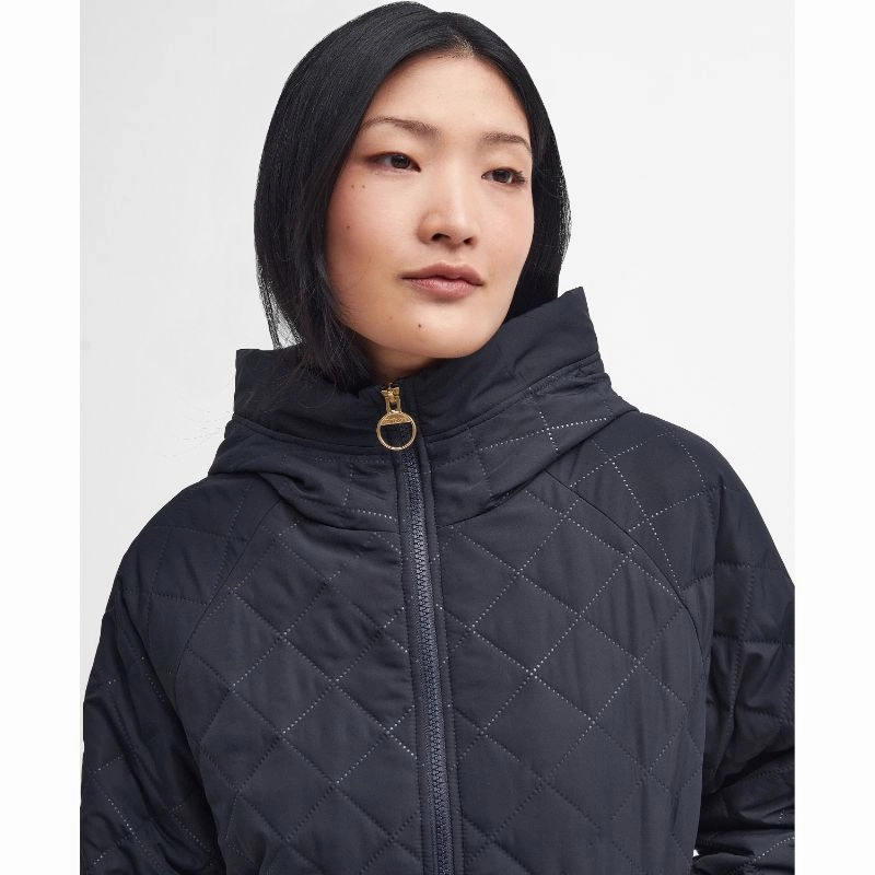 Exclusive Online Deal Hot Sale Alert Barbour Glamis Ladies Quilt Jacket - Dark Navy/Dress
