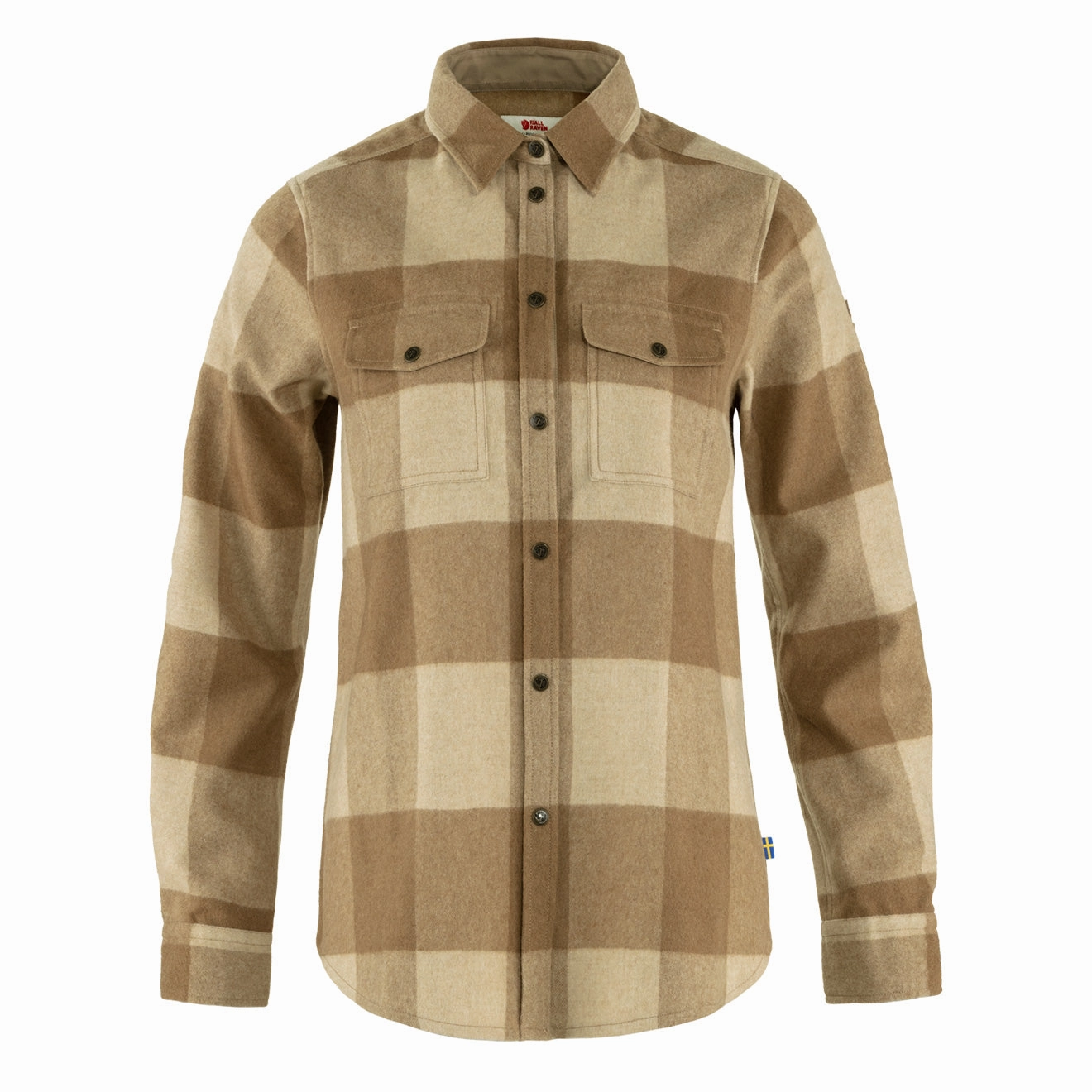 Exclusive Holiday Deal Fjallraven Womens Canada Shirt Buckwheat Brown / Light Beige