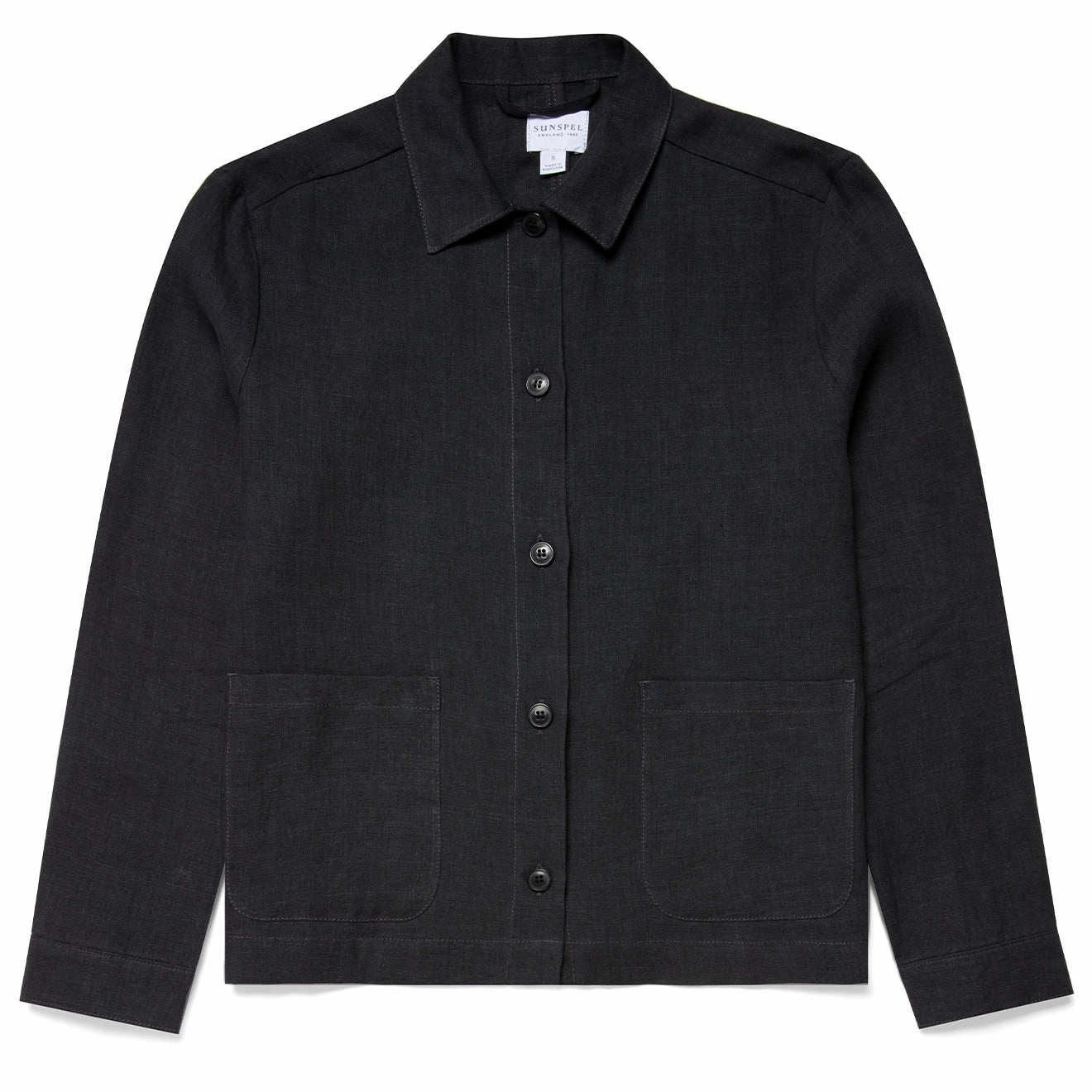 Trending Offer Today Sunspel Womens Twin Pocket Jacket Black