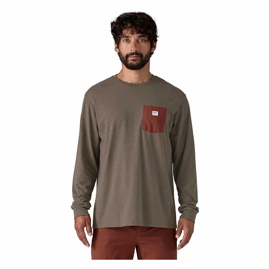 Shop Sticker Pocket Longsleeve Responsibili-Tee | Men'S Limited Edition Offer Save Today Only