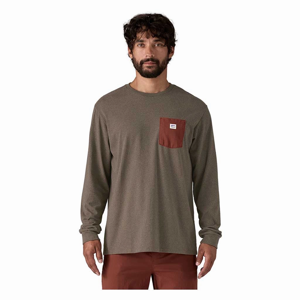 Shop Sticker Pocket Longsleeve Responsibili-Tee | Men'S Instant Savings Inside Best Price Online