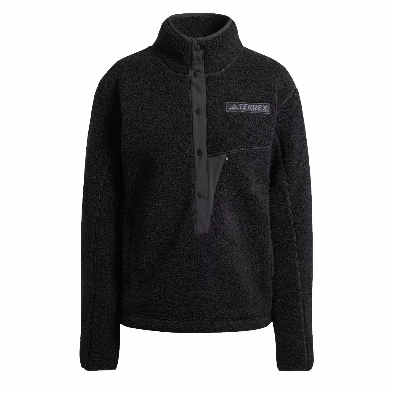 Adidas Terrex Womens Xploric High Pile Fleece Pullover Black Big Savings Today