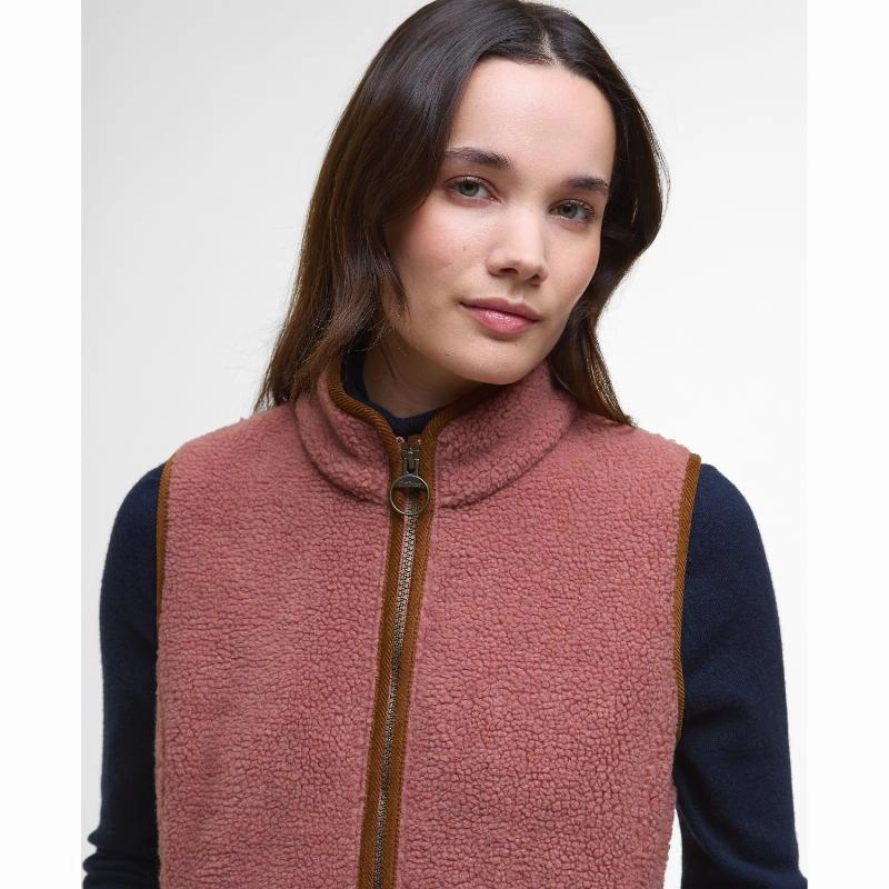 Limited Time Discount Barbour Burford Ladies Fleece Gilet - Arabesque/Classic