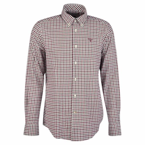 Barbour Finkle Mens Tailored Shirt - Port EndofWeek Deals