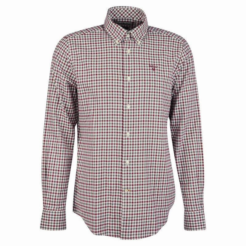 Barbour Finkle Mens Tailored Shirt - Port EndofWeek Deals