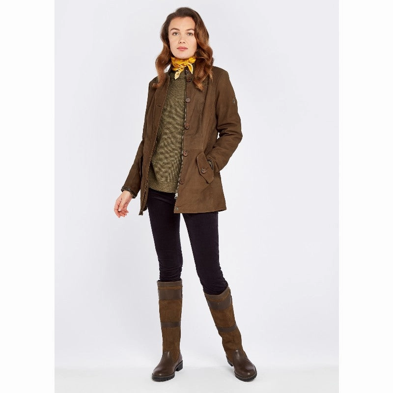 Dubarry Joyce Ladies Leather Jacket - Walnut Weekend Specials