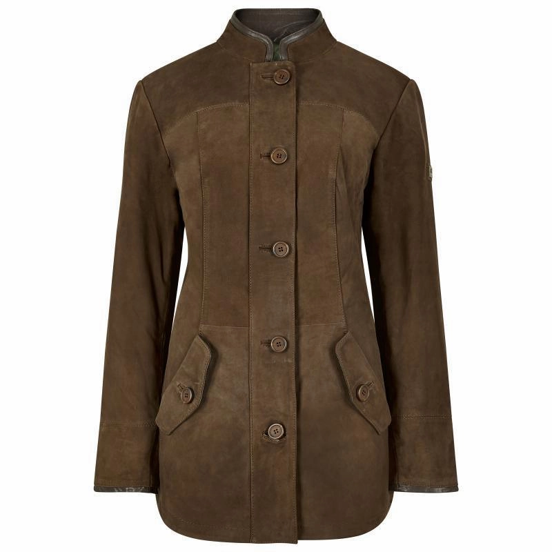 Dubarry Joyce Ladies Leather Jacket - Walnut Hot Sale Frenzy Today Only Discount
