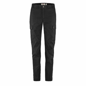 Fjallraven Womens Stina Reg Leg Trousers Black Weekend Specials