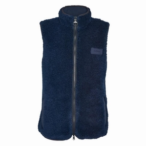 Barbour Reversible Fleece Mens Gilet - Navy Best Price Today