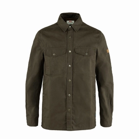 Fjallraven Singi Overshirt Dark Olive Dont Miss Hot Deals