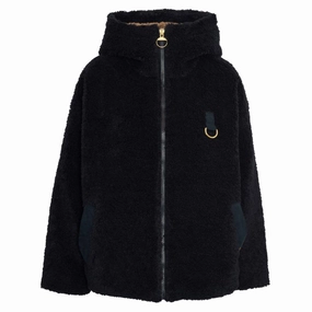 Barbour Amber Ladies Fleece Jacket - Dark Navy/Military Brown/Light Sand Daily Special Offer