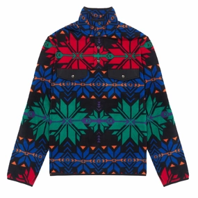 Polo Ralph Lauren Snowflake Brushed Fleece Pullover Black Limited Stock Offer