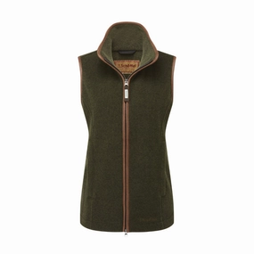 Schoffel Lyndon Ladies Fleece Gilet - Dark Olive Deal of the Day