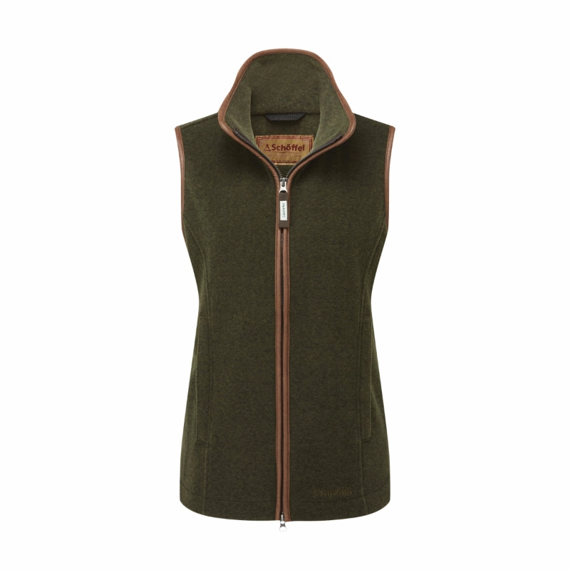Schoffel Lyndon Ladies Fleece Gilet - Dark Olive Deal of the Day