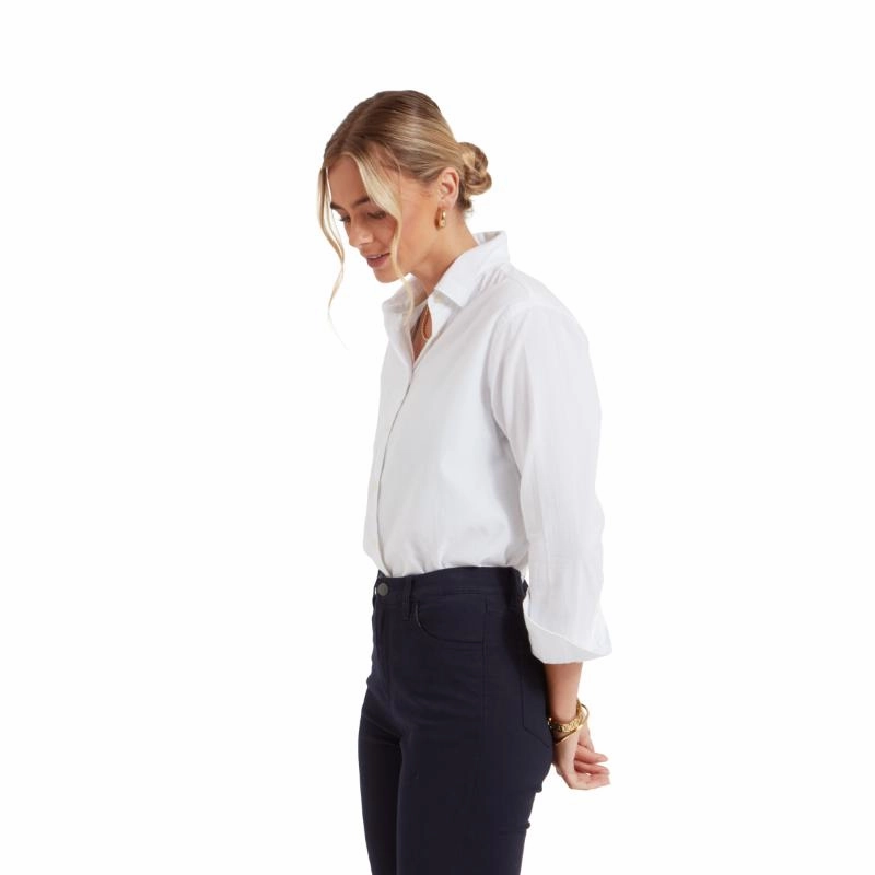 Schoffel Walberswick Ladies Cotton Shirt - White Shop Smart Save