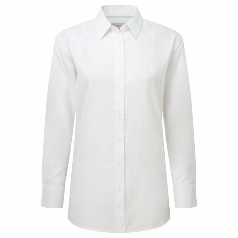 Schoffel Walberswick Ladies Cotton Shirt - White Clearance Event Big Savings Alert