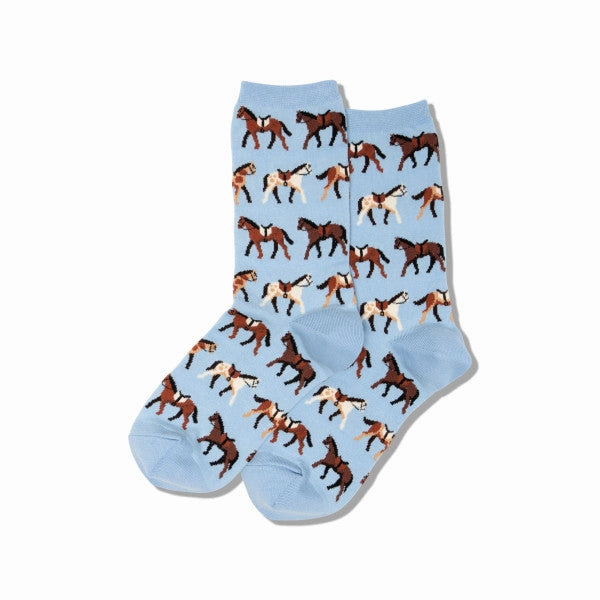 Flash Sale Alert Now Exclusive Hot Pick Women'S Horses Crew Sock