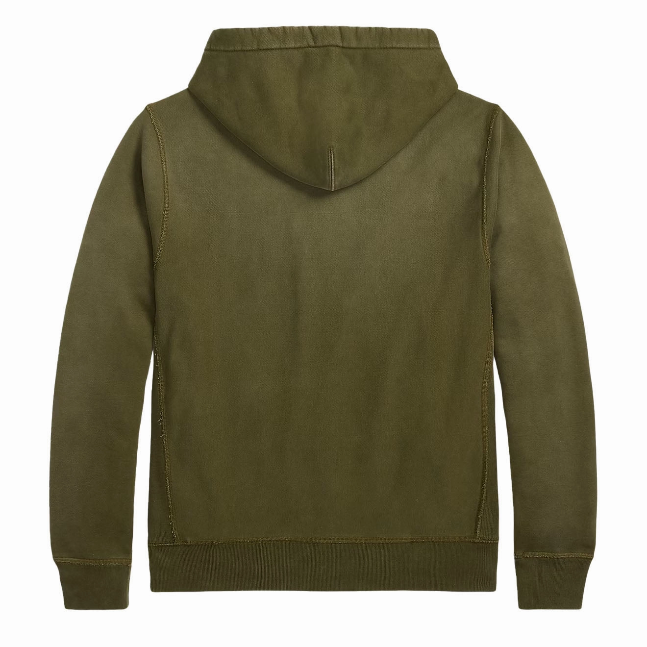 Rrl By Ralph Lauren Garment-Dyed Fleece Hoodie Olive Deal of the Day