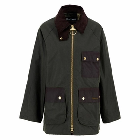 Limited Stock Hot Deal Biggest Savings Now Barbour Luella Ladies Wax Jacket - Fern/Ancient Tartan