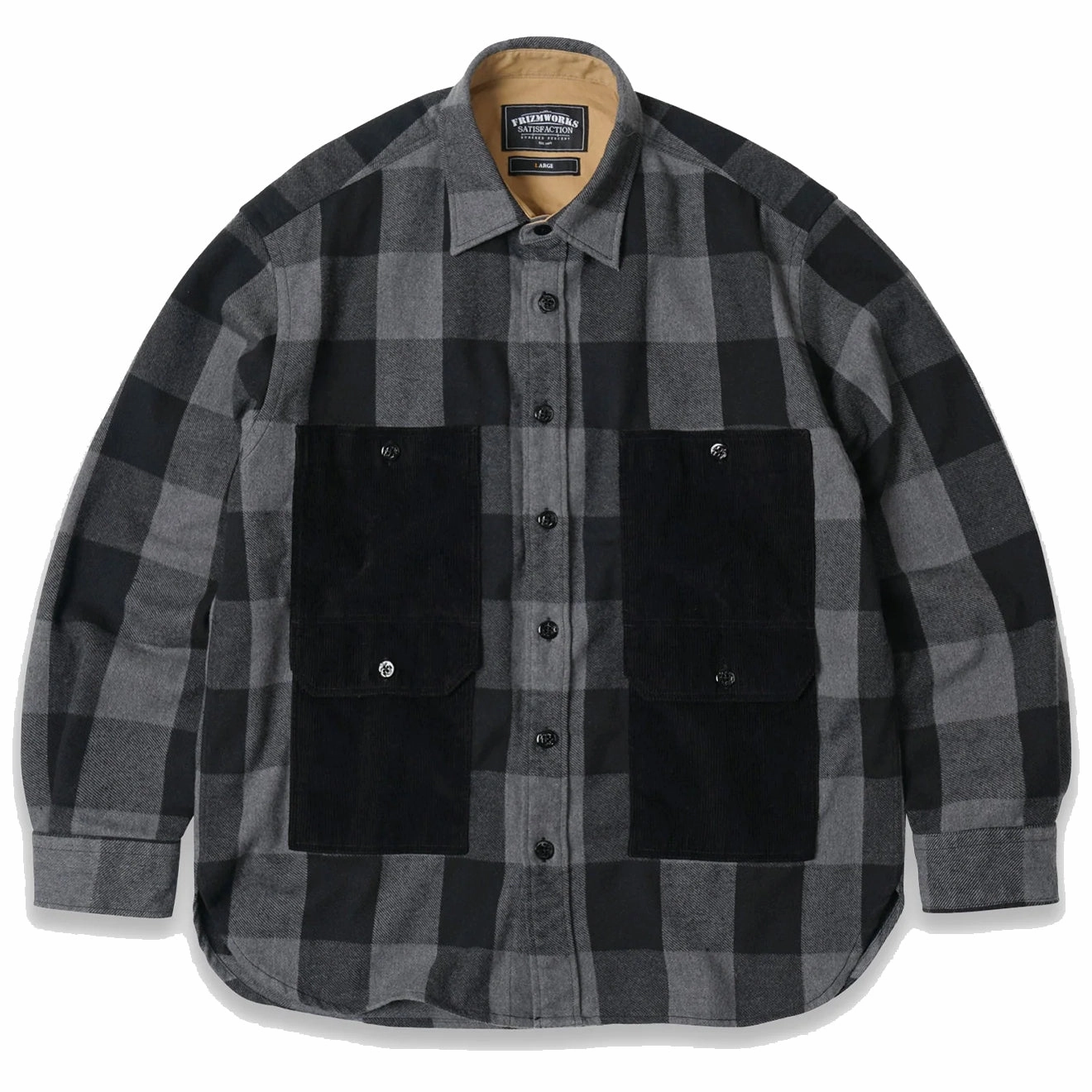 Trending Now Discount Hot Picks Today Frizmworks Buffalo Hunting Shirt Jacket Black
