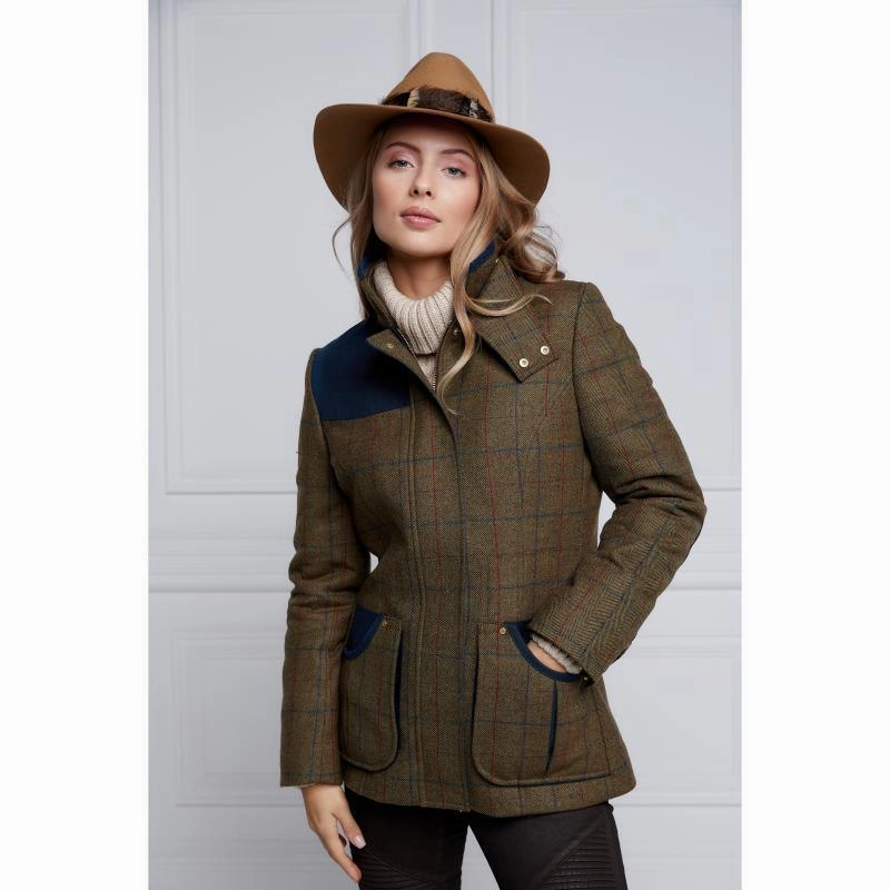 Holland Cooper Country Classic Ladies Tweed Jacket - Glen Green Flash Sale Alert