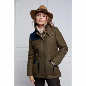 Holland Cooper Country Classic Ladies Tweed Jacket - Glen Green Flash Sale Alert