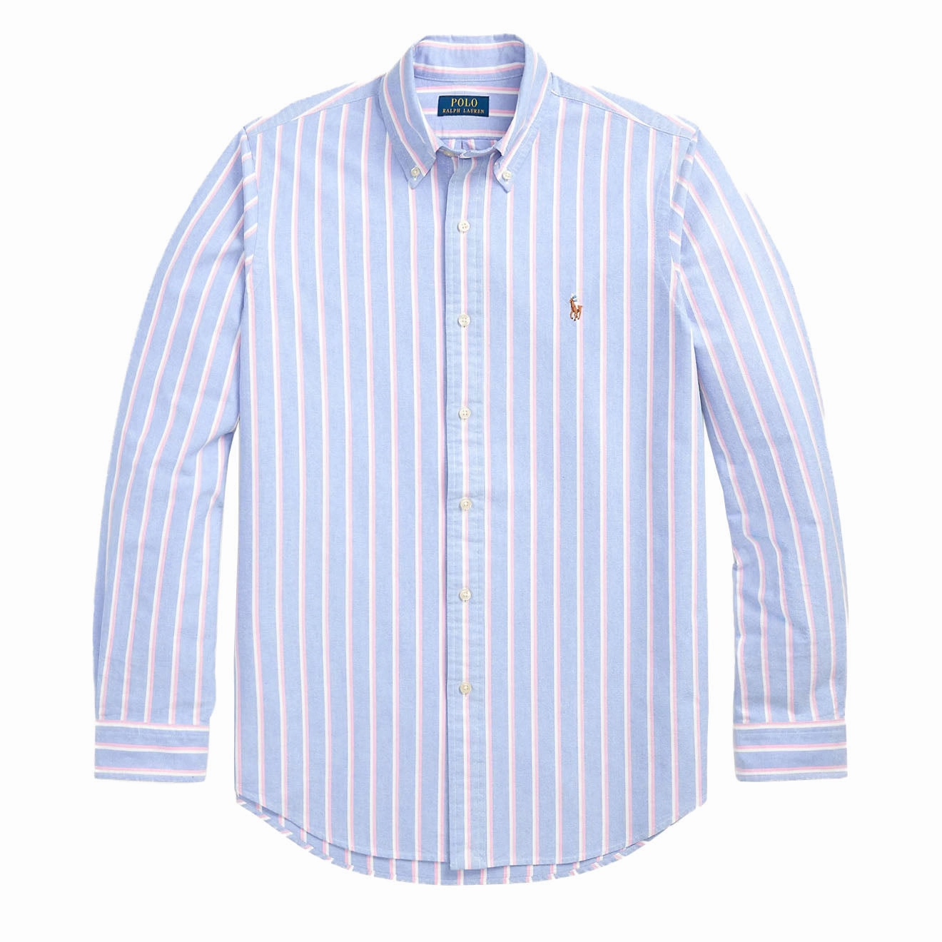 Polo Ralph Lauren Long Sleeve Sport Shirt Custom Blue / Pink Price Drop Frenzy