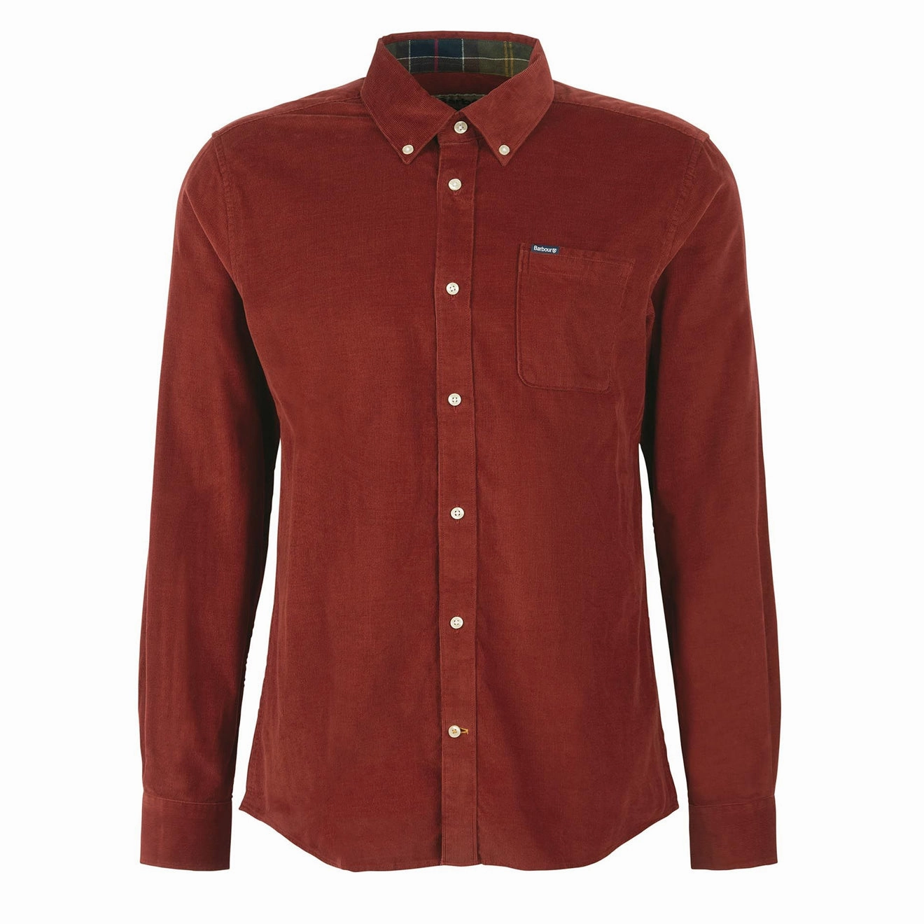 Grab Your Deal Today Barbour Ramsey Tailored Shirt Russet