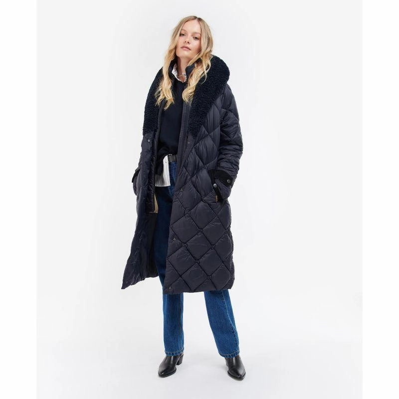 Clearance Event Barbour Tolsta Ladies Quilted Jacket - Dark Navy/Dress