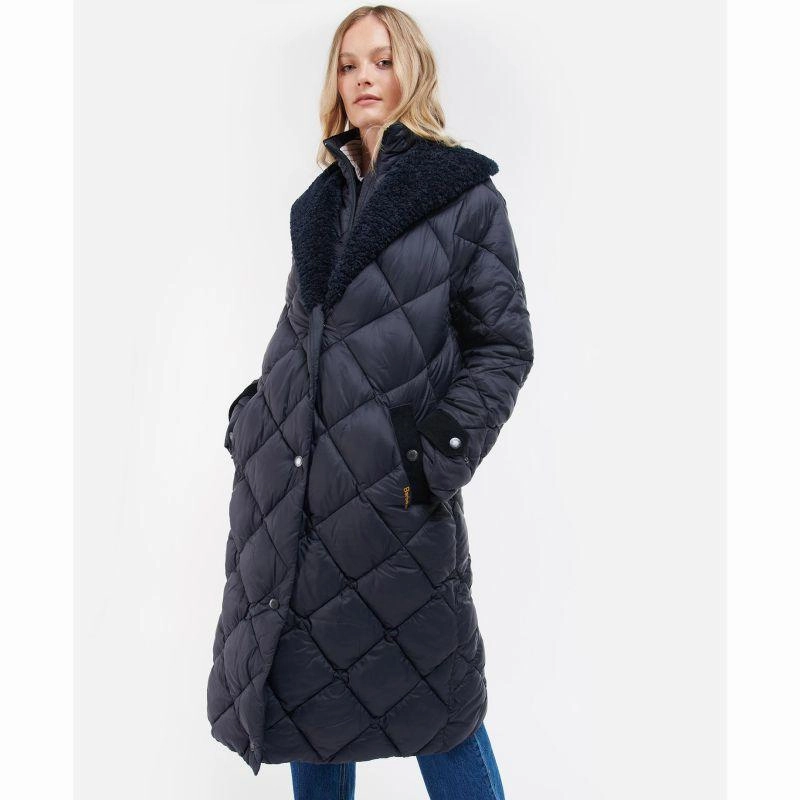 Exclusive Online Offer Perfect Gift Sale Barbour Tolsta Ladies Quilted Jacket - Dark Navy/Dress