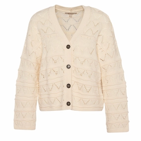 Barbour Womens Isla Knitted Cardigan Cloud EndofWeek Deals Shop Smart Deals