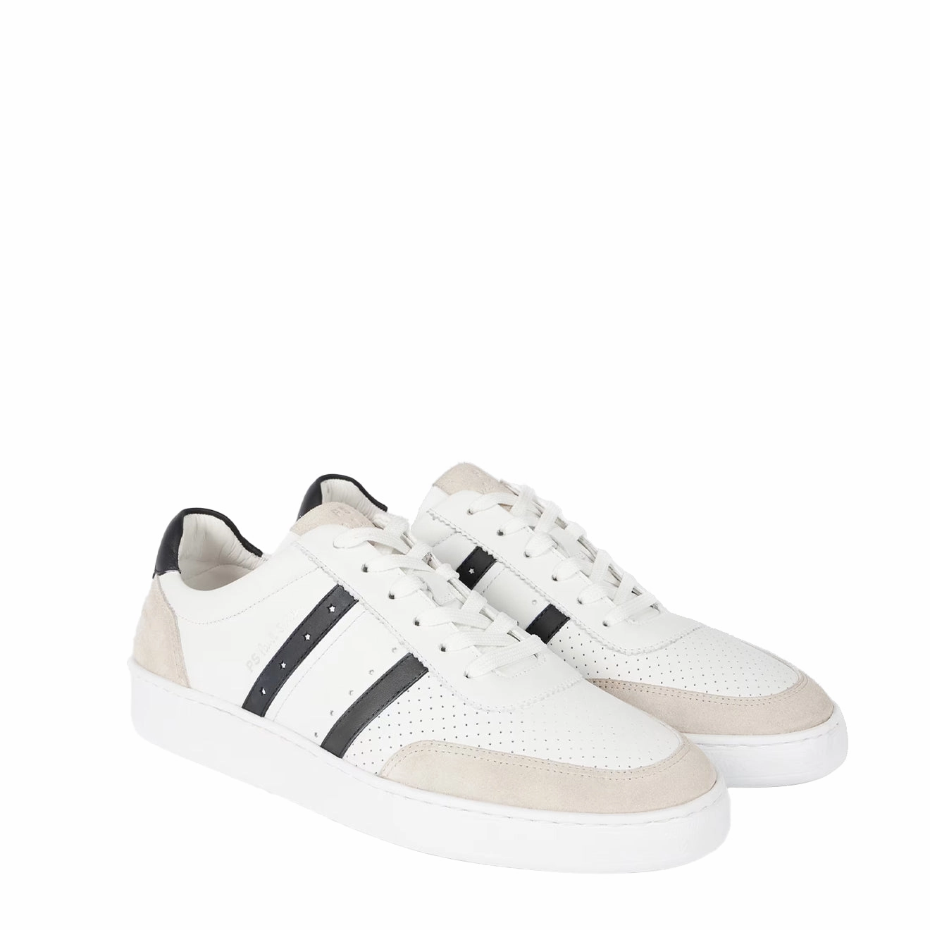 Shop Smart Deals Dont Miss Hot Deals Paul Smith Leather Birch Trainers White