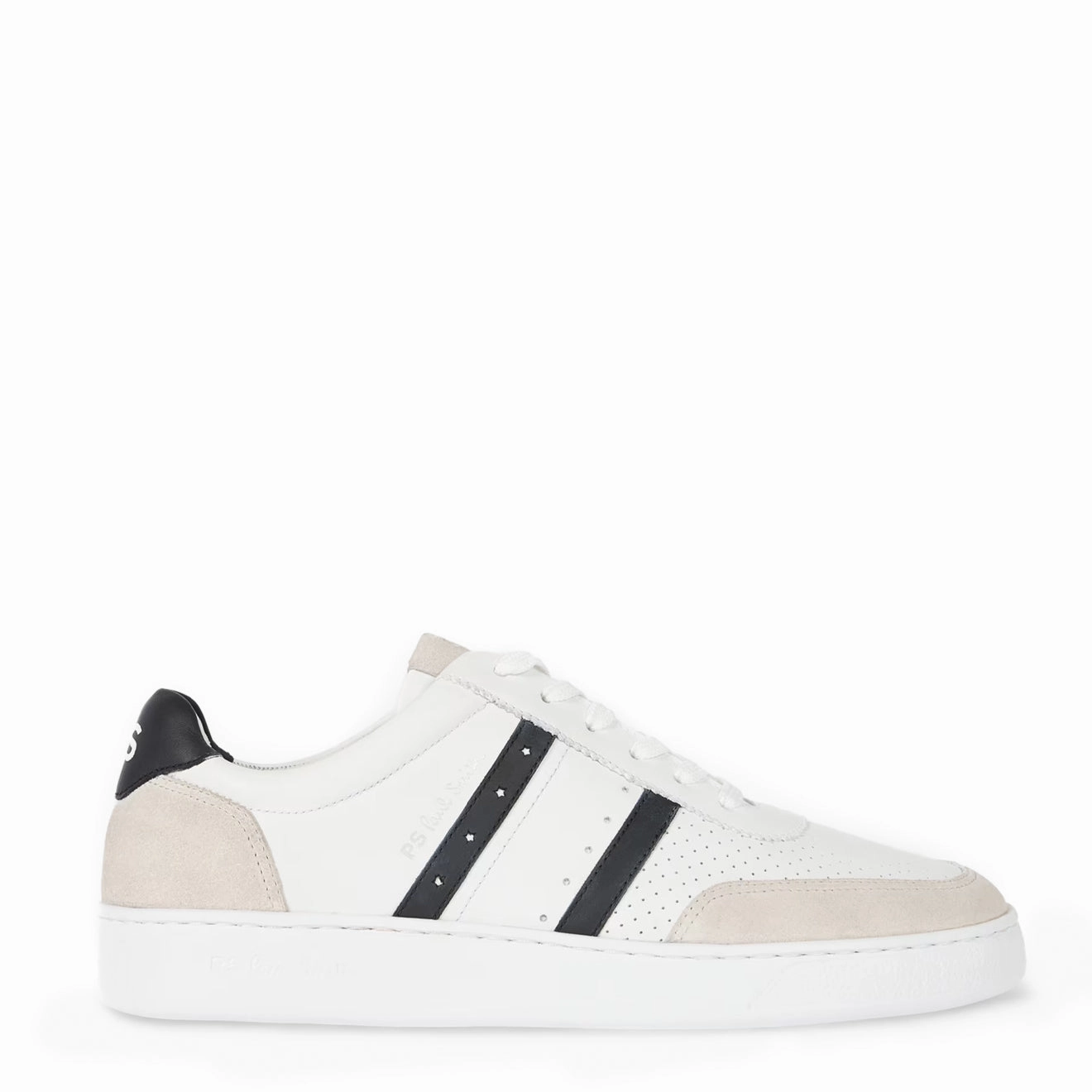 Online Deal Frenzy Limited Edition Offer Paul Smith Leather Birch Trainers White