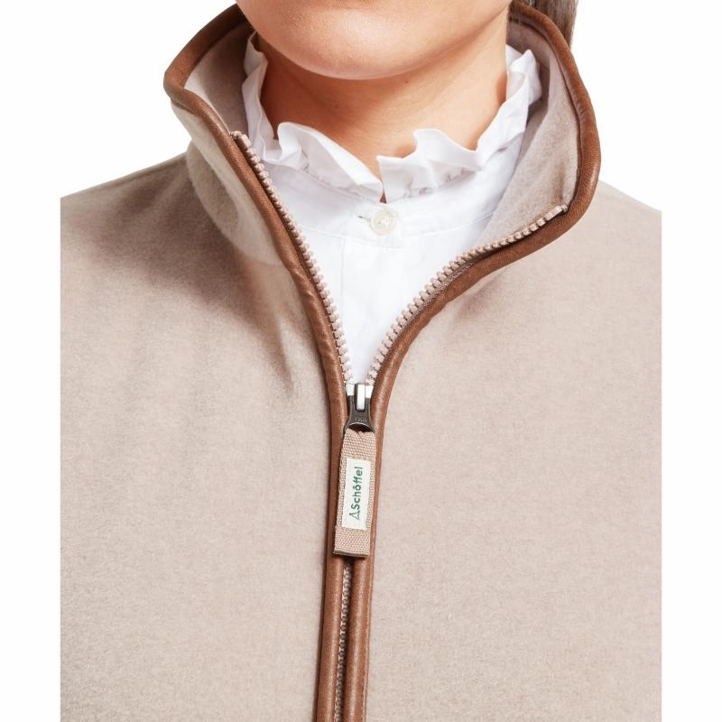 Grab the Deal Now Schoffel Lyndon Ladies Fleece Gilet - Mushroom