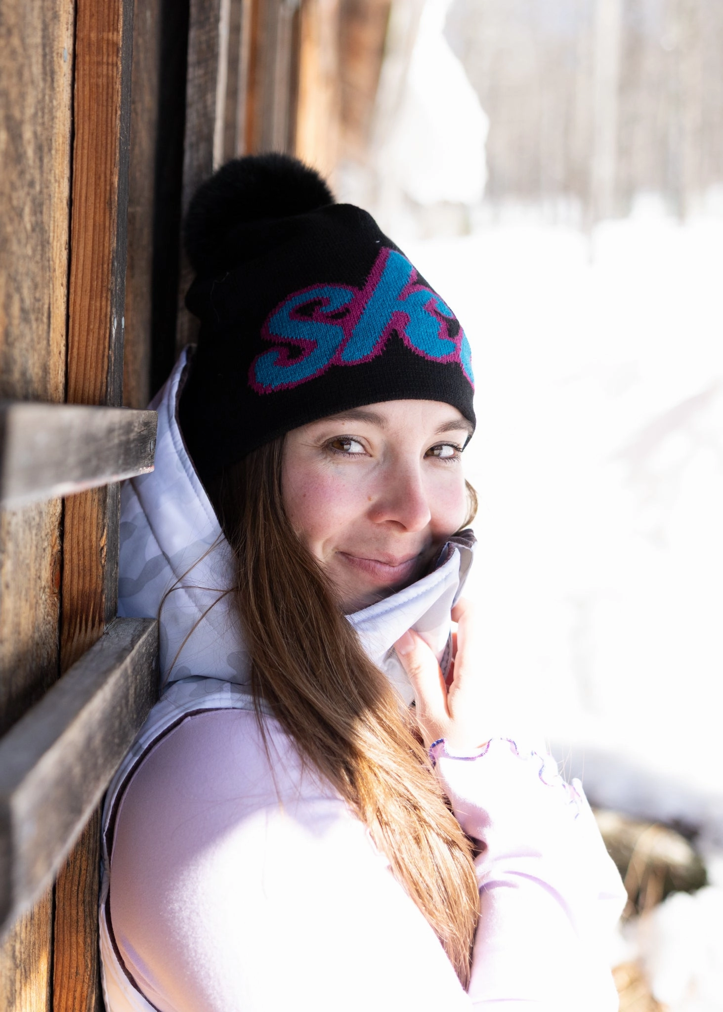 Ski Midi Faux Fur Pom Beanie Big Hot Sale Dont Miss Out